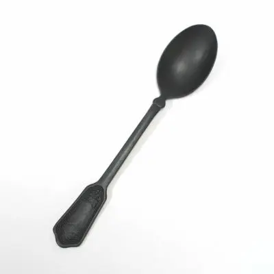 新潟燕三条製 Botanical カトラリー デザートスプーン おしゃれな黒色酸化