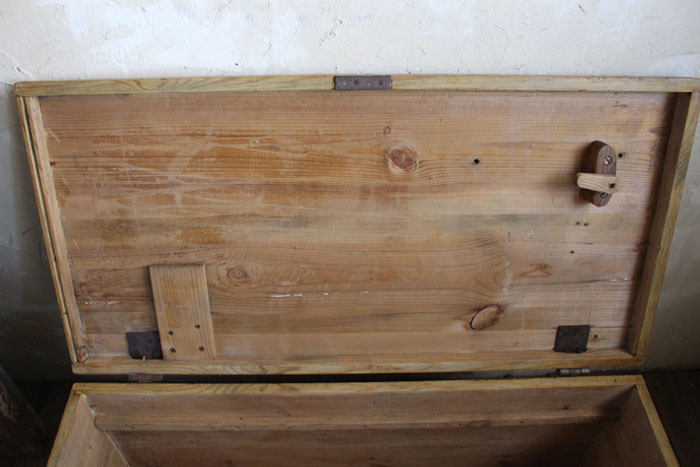 1930年代 アンティーク ボックス 木製 木箱 取っ手付き 民芸 工芸品