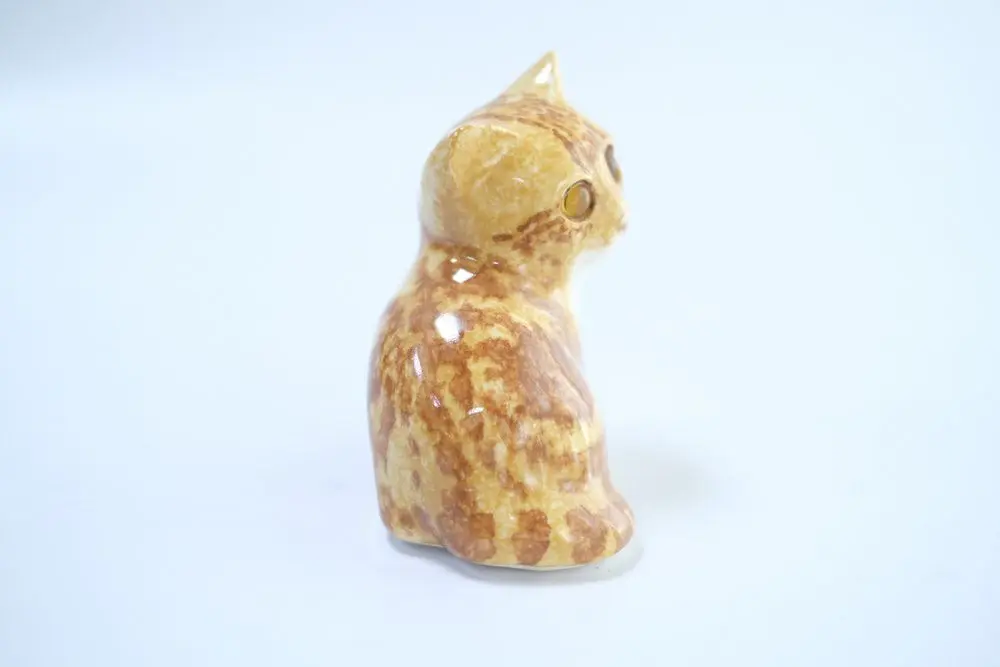 ヴィンテージ WINSTANLEY CAT/ケンジントンキャット・茶トラ子猫 イギリス 陶芸作家Jenny Winstanley ヴィンテージ雑貨3