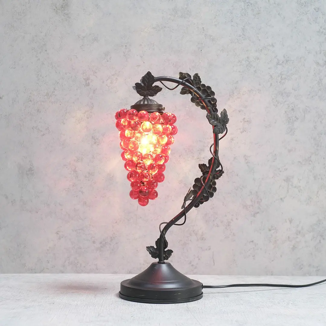 グレープテーブルランプ タッチセンサーライト3段階調光